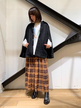 「J.C.M（ジェーシーエム）のアイテム（ジャケット/アウター）」を使った、Yukinob2ndさん（レディース・156cm）の秋コーディネート