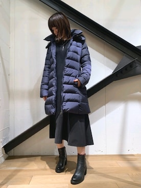 「TATRAS」｜「アイテム（ワンピース/ドレス）」を使った、Yukinob2ndさん（レディース・156cm）の秋コーディネート