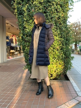 「TATRAS」｜「アイテム（ワンピース/ドレス）」を使った、Yukinob2ndさん（レディース・156cm）の秋コーディネート