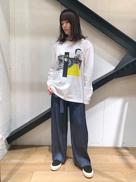 「THE KEIJI（ザ ケイジ）のアイテム」を使った、Yukinob2ndさん（レディース・156cm）の春コーディネート