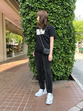 「厚底」｜「アイテム（財布/小物）」を使った、Yukinob2ndさん（レディース・156cm）の春コーディネート