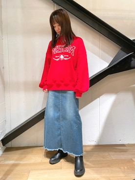 「MSGM（エムエスジーエム）のアイテム」を使った、Yukinob2ndさん（レディース・156cm）の秋コーディネート