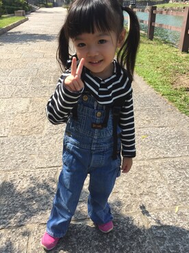 miperoさん（キッズ・80cm）の秋コーディネート