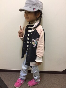 miperoさん（キッズ・80cm）の秋コーディネート