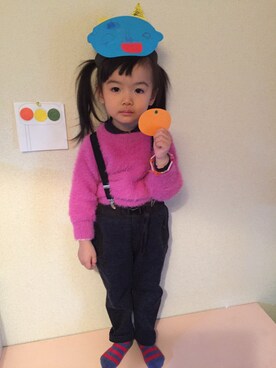 miperoさん（キッズ・90cm）の冬コーディネート