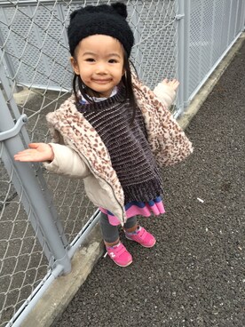 miperoさん（キッズ・90cm）の冬コーディネート
