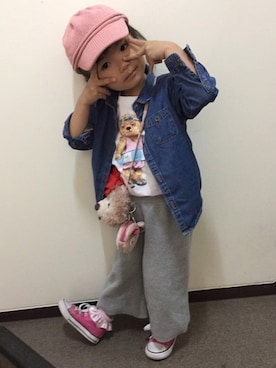 miperoさん（キッズ・90cm）の春コーディネート