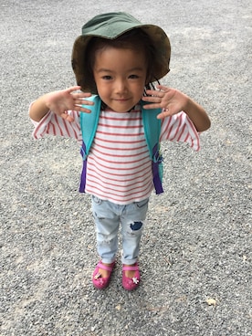 miperoさん（キッズ・100cm）の夏コーディネート