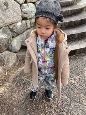 miperoさん（キッズ・100cm）の冬コーディネート