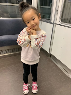 miperoさん（キッズ・100cm）の春コーディネート