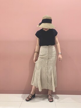 CHIBANAさん（レディース・160cm）の夏コーディネート