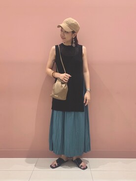 CHIBANAさん（レディース・160cm）の夏コーディネート