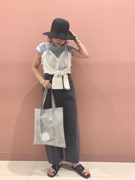 CHIBANAさん（レディース・160cm）の夏コーディネート