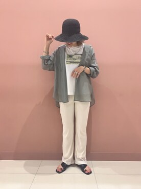 CHIBANAさん（レディース・160cm）の夏コーディネート