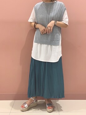 CHIBANAさん(レディース・160cm)の夏コーディネート