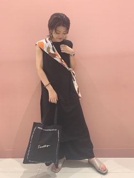 「SMELLY（スメリー）のアイテム（財布/小物）」を使った、CHIBANAさん（レディース・160cm）の夏コーディネート