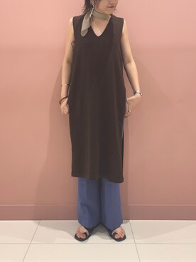 「SENSE OF PLACE by URBAN RESEARCH（センスオブプレイスバイアーバンリサーチ）のアイテム（財布/小物）」を使った、CHIBANAさん（レディース・160cm）の秋コーディネート