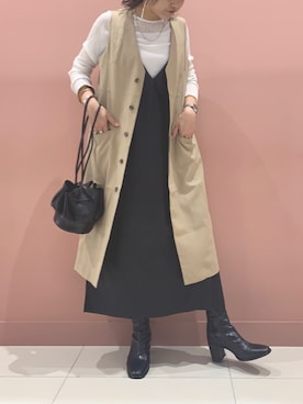 CHIBANAさん（レディース・160cm）の秋コーディネート