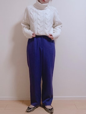 「wearsinc（ウエアーズインク）のアイテム」を使った、Eさん（レディース・158cm）の秋コーディネート