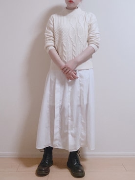 Eさん（レディース・158cm）の冬コーディネート