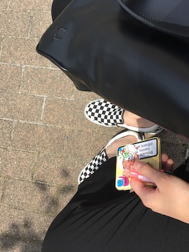 「アイテム（スリッポン、その他）」を使った、クソ太郎さん（レディース・170cm）の春コーディネート