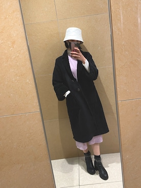 「CONVERSE TOKYO（コンバーストウキョウ）のアイテム（ワンピース/ドレス）」を使った、MIYUさん（レディース・167cm）の冬コーディネート