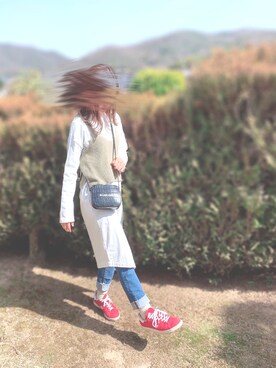 ぱっくんさん（レディース・148cm）の春コーディネート