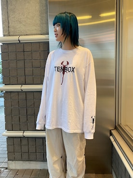 「TENBOX（テンボックス）のアイテム」を使った、мさん（レディース・172cm）の秋コーディネート