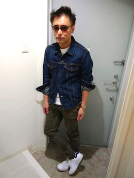 「LEVIS REDWIRE（リーバイスレッドワイヤー）のアイテム」を使った、atunndoさん（メンズ・170cm）の秋コーディネート