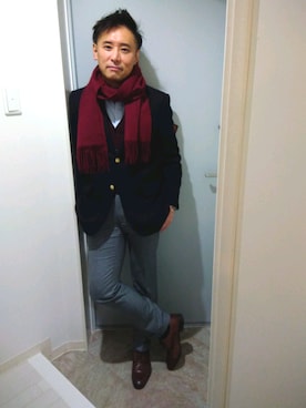 「KENT（ケント）のアイテム」を使った、atunndoさん（メンズ・170cm）の冬コーディネート