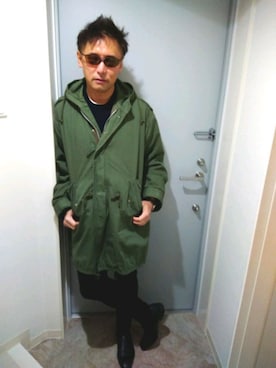 「モッズ」｜「アイテム（モッズコート）」を使った、atunndoさん（メンズ・170cm）の春コーディネート