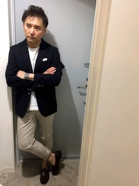 「KENT（ケント）のアイテム」を使った、atunndoさん（メンズ・170cm）の夏コーディネート