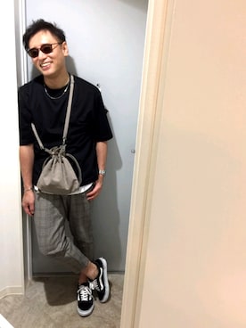 「LARS LARSEN（ラースラーセン）のアイテム」を使った、atunndoさん（メンズ・170cm）の秋コーディネート