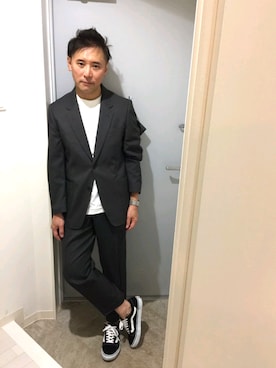 「LARS LARSEN（ラースラーセン）のアイテム」を使った、atunndoさん（メンズ・170cm）の秋コーディネート