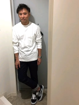 「LARS LARSEN（ラースラーセン）のアイテム」を使った、atunndoさん（メンズ・170cm）の秋コーディネート