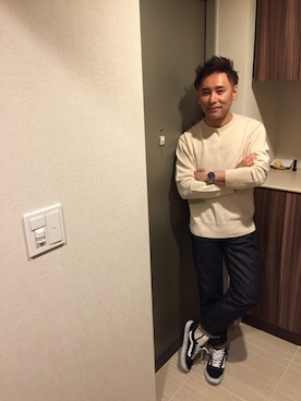 「LARS LARSEN（ラースラーセン）のアイテム」を使った、atunndoさん（メンズ・170cm）の春コーディネート