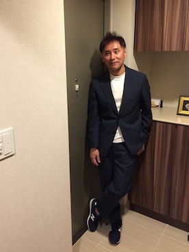 「オーバーサイズシャツ」｜「アイテム（その他アウター）」を使った、atunndoさん（メンズ・170cm）の春コーディネート