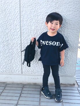 「FREAK'S STORE（フリークスストア）のアイテム（ボディバッグ/ウエストポーチ）」を使った、minatoさん（キッズ・100cm）の春コーディネート