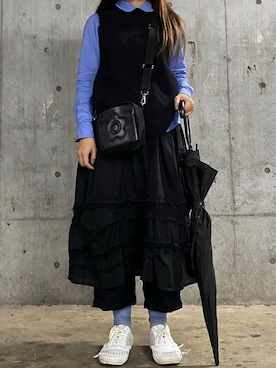 「SIMONE WILD（シモーネワイルド）のアイテム」を使った、無職mindGALgirlさん（レディース・157cm）の夏コーディネート