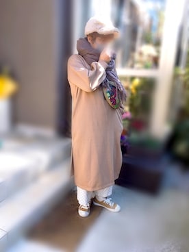 あんりさん（レディース・158cm）の冬コーディネート