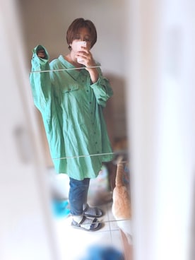 「zozoデニム」｜「アイテム（その他）」を使った、あんりさん（レディース・158cm）の春コーディネート