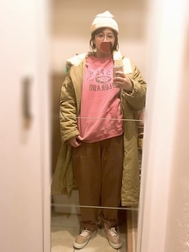 あんりさん（レディース・158cm）の冬コーディネート