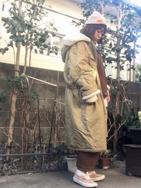 あんりさん（レディース・158cm）の冬コーディネート