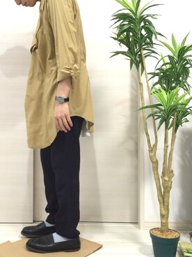 「JACOB JENSEN（ヤコブイェンセン）のアイテム」を使った、myucさん（メンズ・170cm）の秋コーディネート