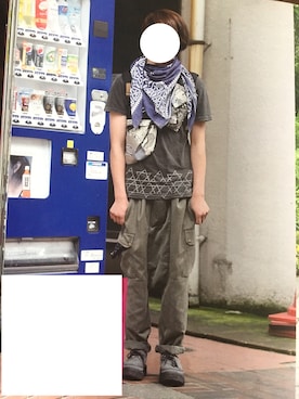 「YEAH RIGHT!!（イェーライト）のアイテム」を使った、myucさん（メンズ・170cm）の春コーディネート