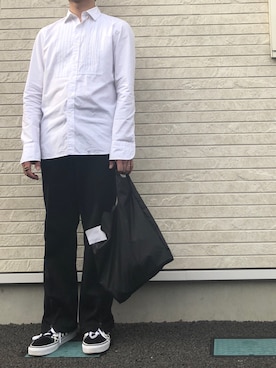 「CLASS（クラス）のアイテム（パンツ）」を使った、myucさん（メンズ・170cm）の秋コーディネート