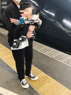 「COMME des GARCONS HOMME DEUX（コムデギャルソンオムドゥ）のアイテム（その他パンツ）」を使った、myucさん（メンズ・170cm）の秋コーディネート