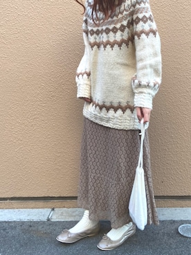 「クリスプ」｜「アイテム（パンプス）」を使った、アオイさん（レディース・155cm）の秋コーディネート