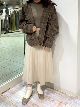 「クリスプ」｜「アイテム（パンプス）」を使った、アオイさん（レディース・155cm）の秋コーディネート