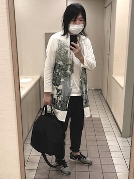 「hatra（ハトラ）のアイテム（ジャケット/アウター）」を使った、dallahaさん（メンズ・178cm）の夏コーディネート